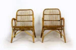 Rattan Furniture Set, Czechoslovakia, 1960s