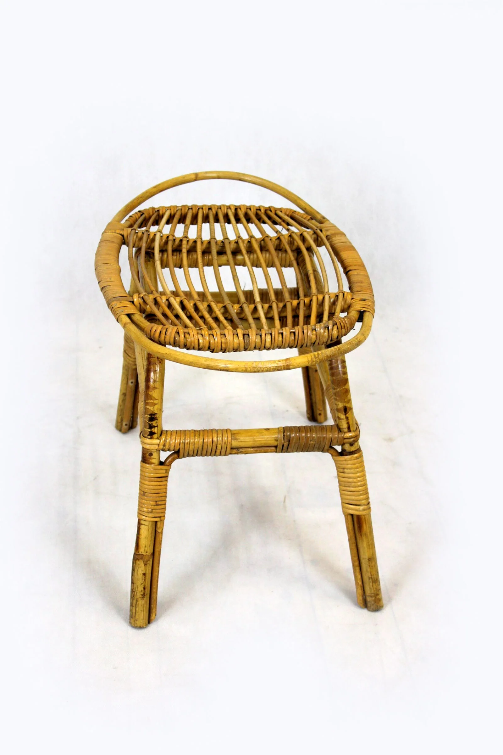 Rattan Furniture Set, Czechoslovakia, 1960s