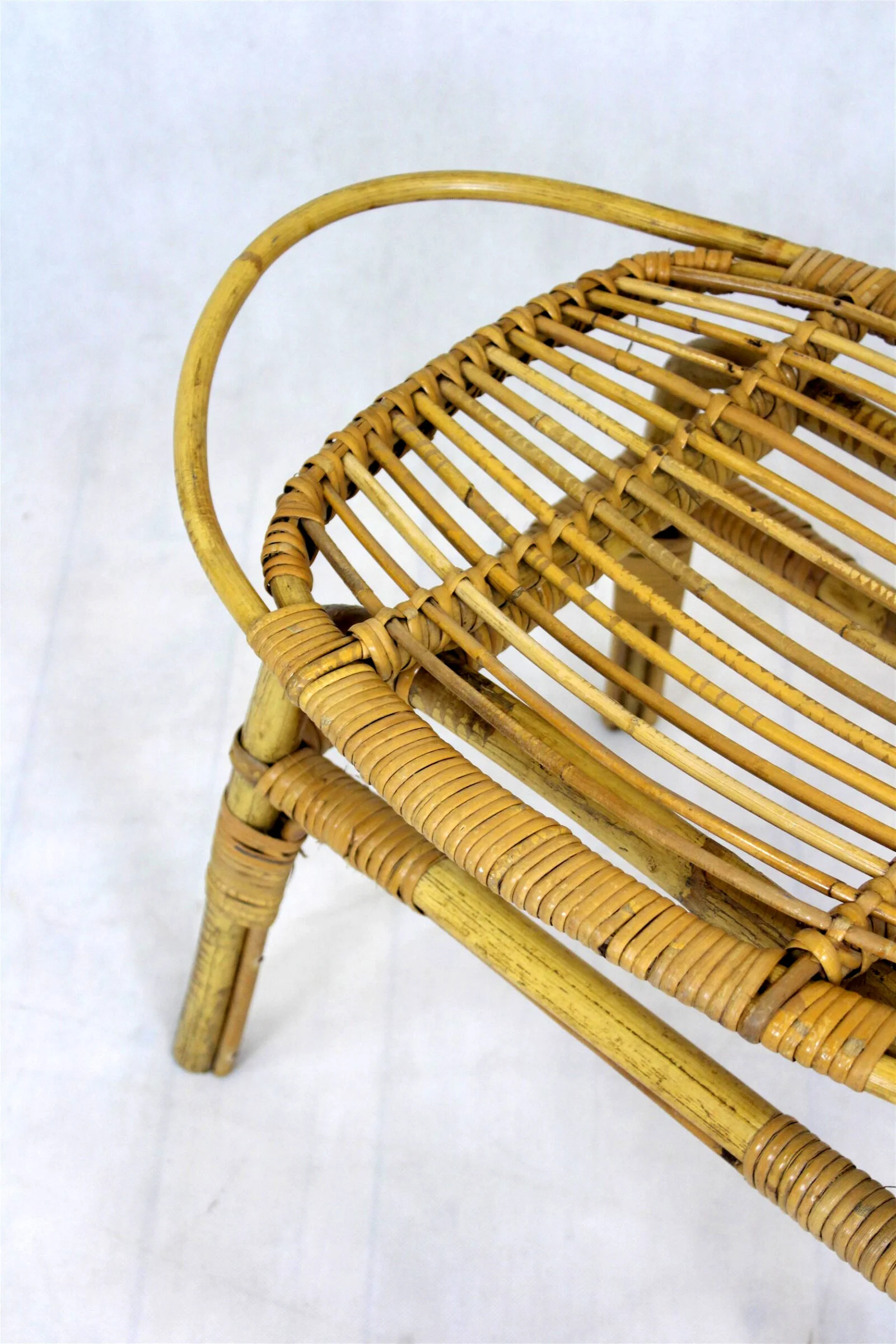 Rattan Furniture Set, Czechoslovakia, 1960s