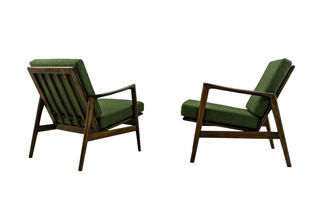 Pair of “Stefan” Armchairs, Type 300-139, Swarzędzkie Fabryki Mebli, Poland, 1960s