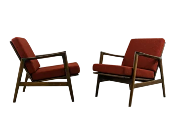 Pair of “Stefan” Armchairs, Type 300-139, Swarzędzkie Furniture Factories, Poland, 1960s