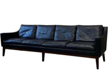Sofa skórzana, Dania, lata 60/70