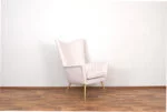 Wingback armchair, Italy, 1960s