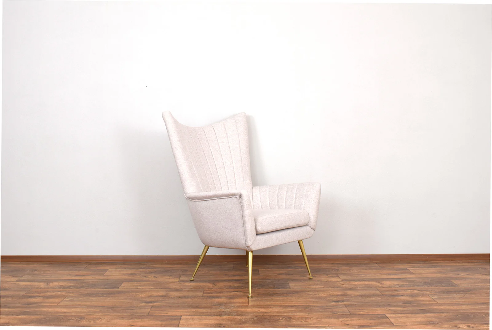 Wingback armchair, Italy, 1960s