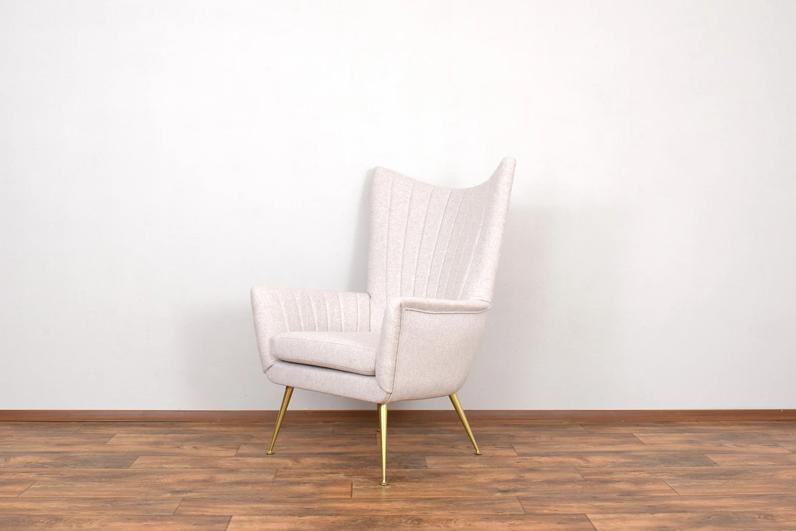 Wingback armchair, Italy, 1960s