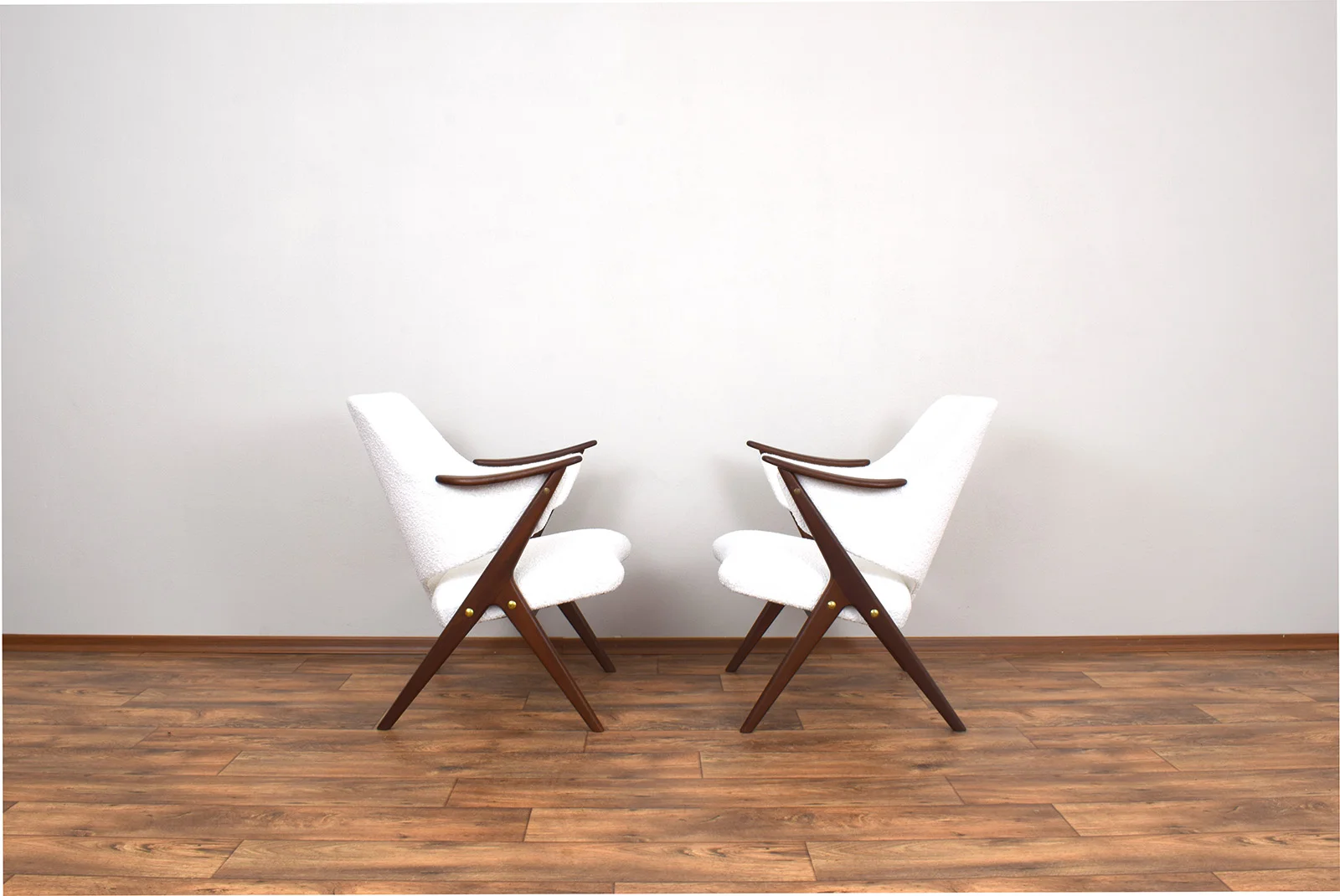 Pair of Knott Armchairs, Brunstad Møbelfabrikk, Norway, 1960s
