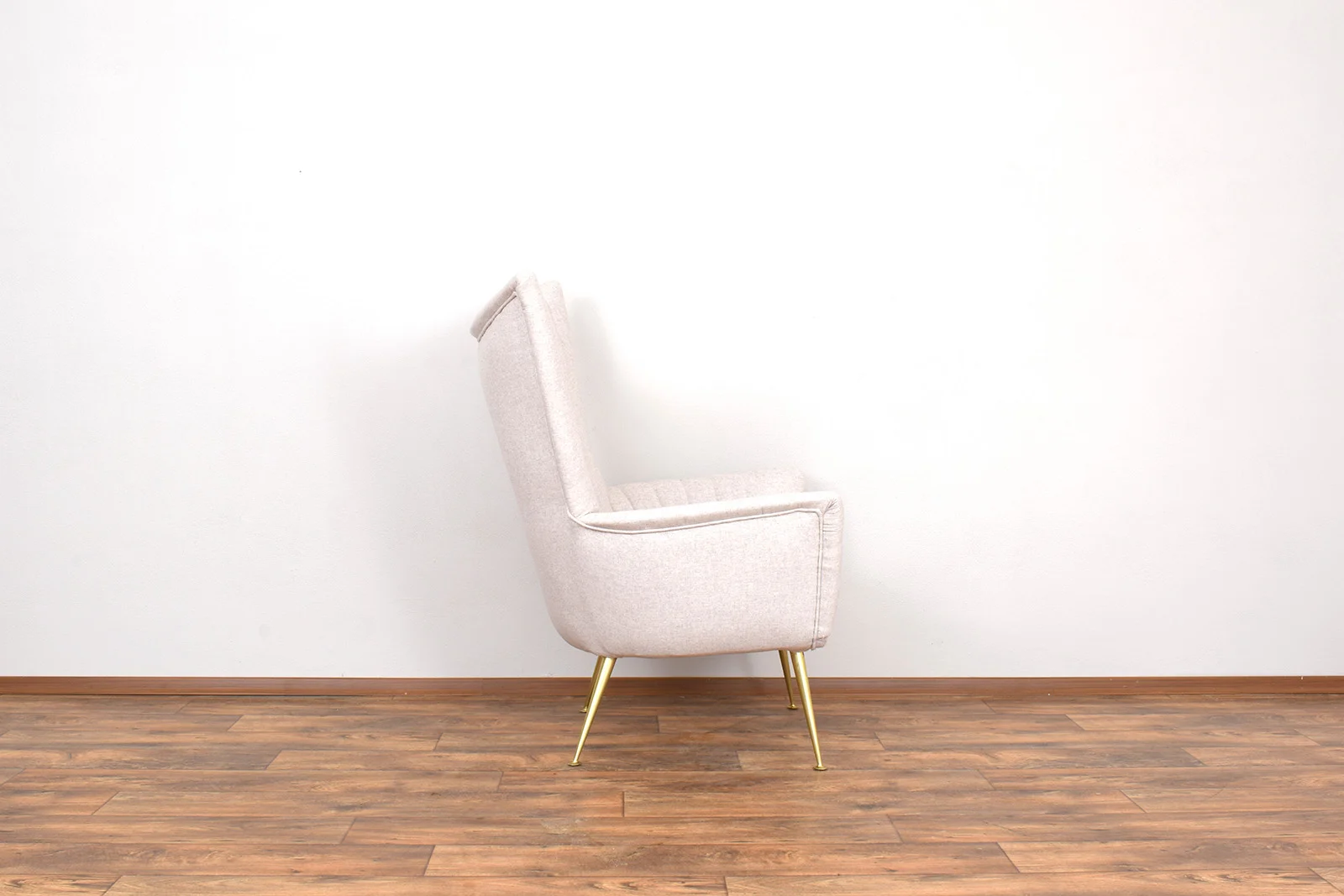 Wingback armchair, Italy, 1960s
