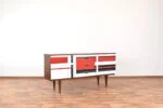 Sideboard z malaturą w stylu op-art, Niemcy, lata 60