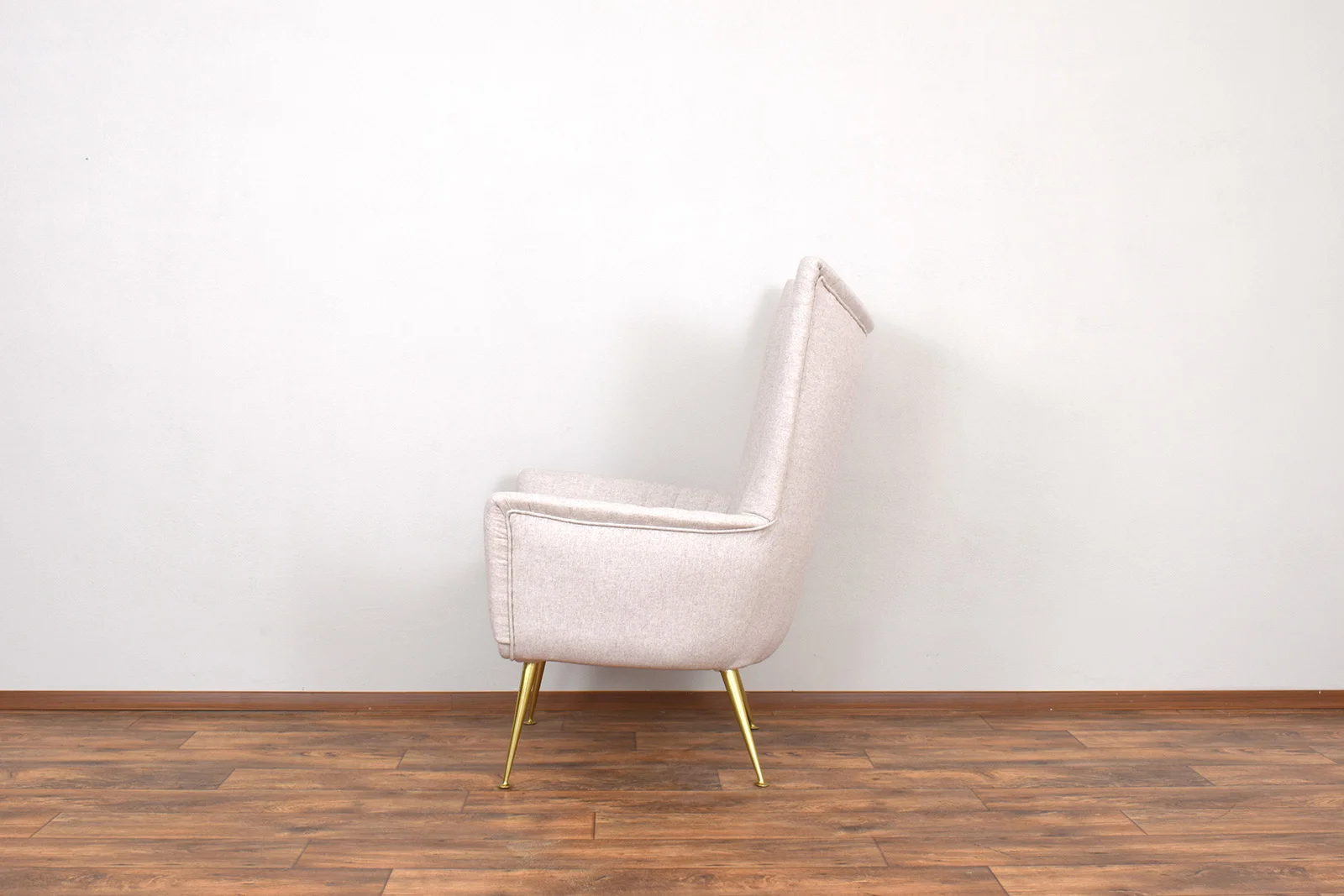 Wingback armchair, Italy, 1960s