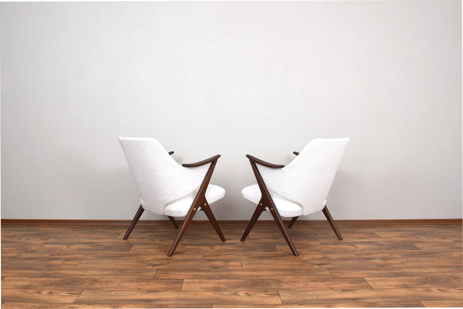 Pair of Knott Armchairs, Brunstad Møbelfabrikk, Norway, 1960s