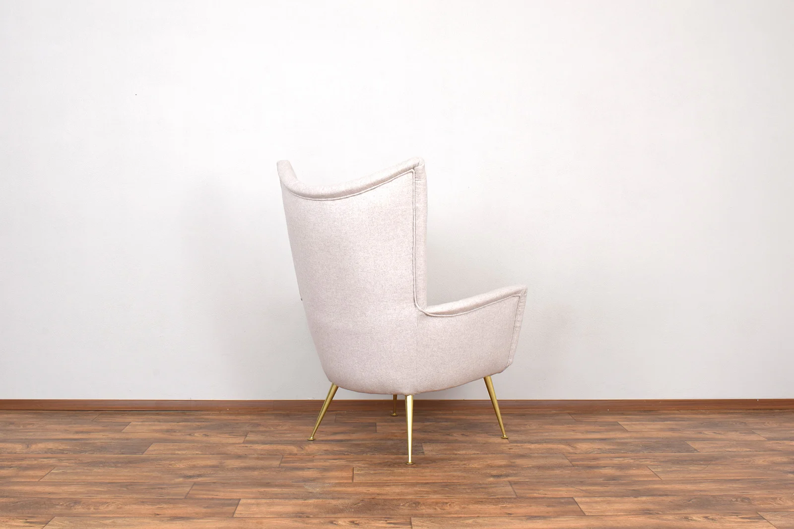 Wingback armchair, Italy, 1960s