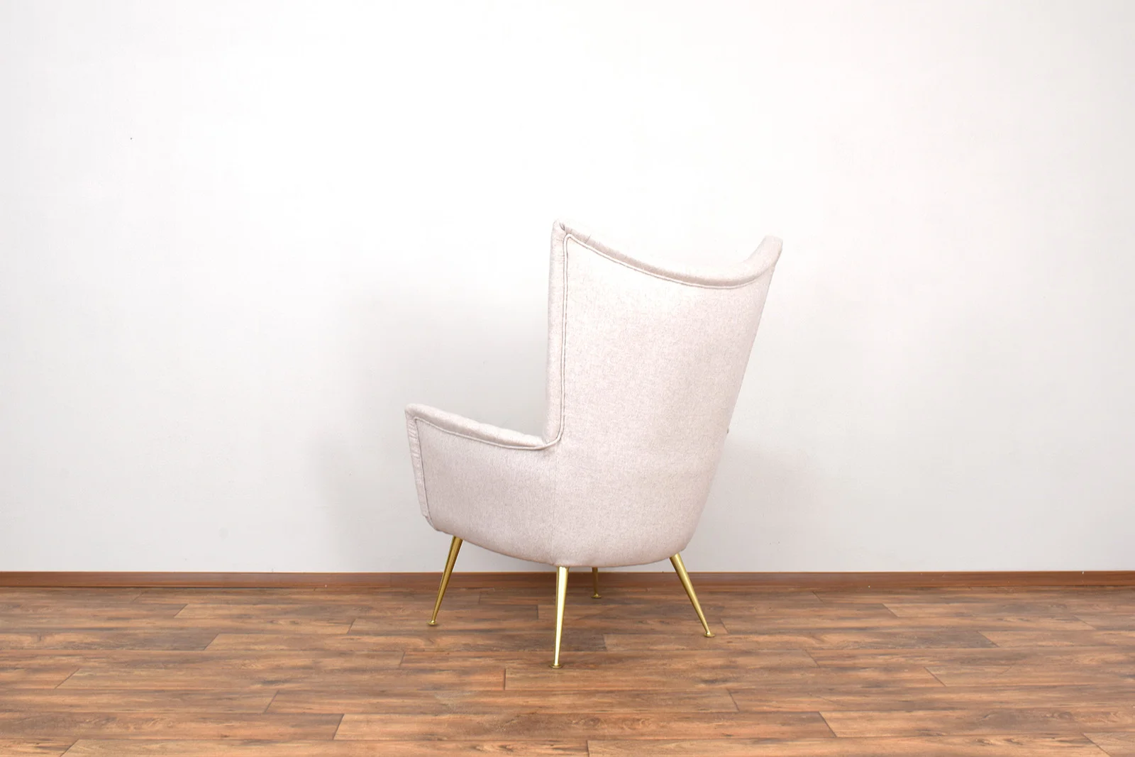 Wingback armchair, Italy, 1960s