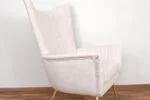 Wingback armchair, Italy, 1960s