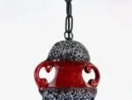 Lampa ceramiczna, lava, Niemcy, lata 60