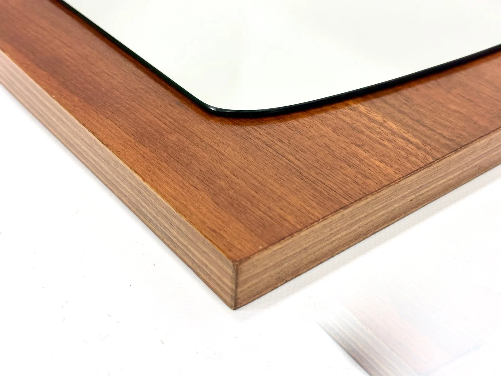 Mirror, teak, Germany, 1970s