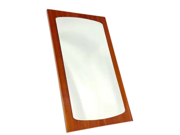 Mirror, teak, Germany, 1970s