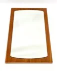 Mirror, teak, Germany, 1970s