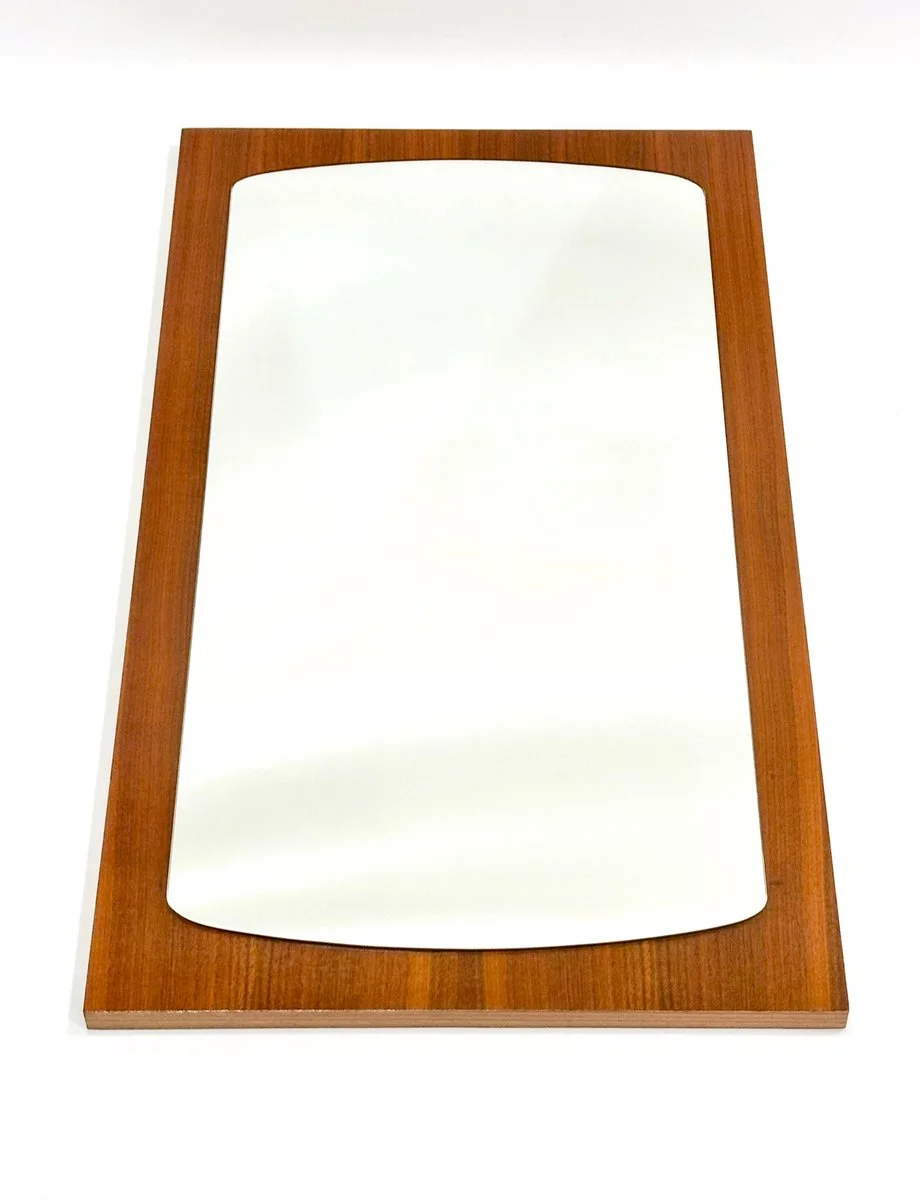 Mirror, teak, Germany, 1970s
