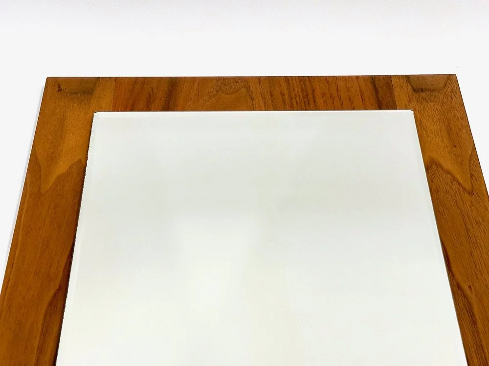 Mirror, teak, Germany, 1970s