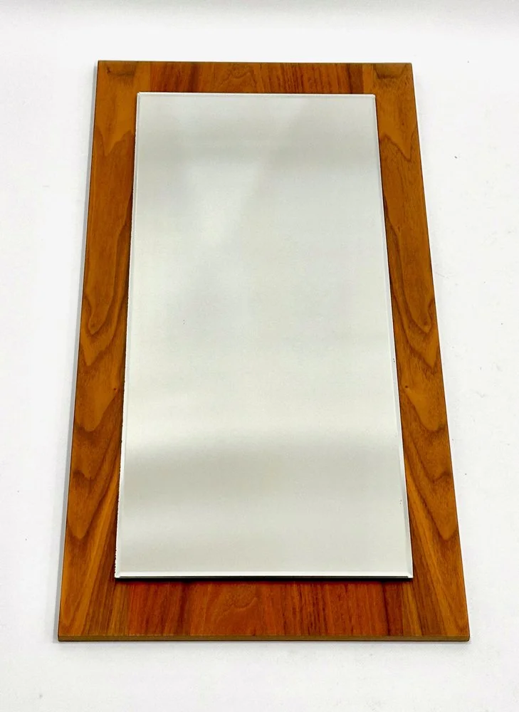 Mirror, teak, Germany, 1970s