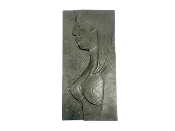 Portrait relief, Czechoslovakia, 1966
