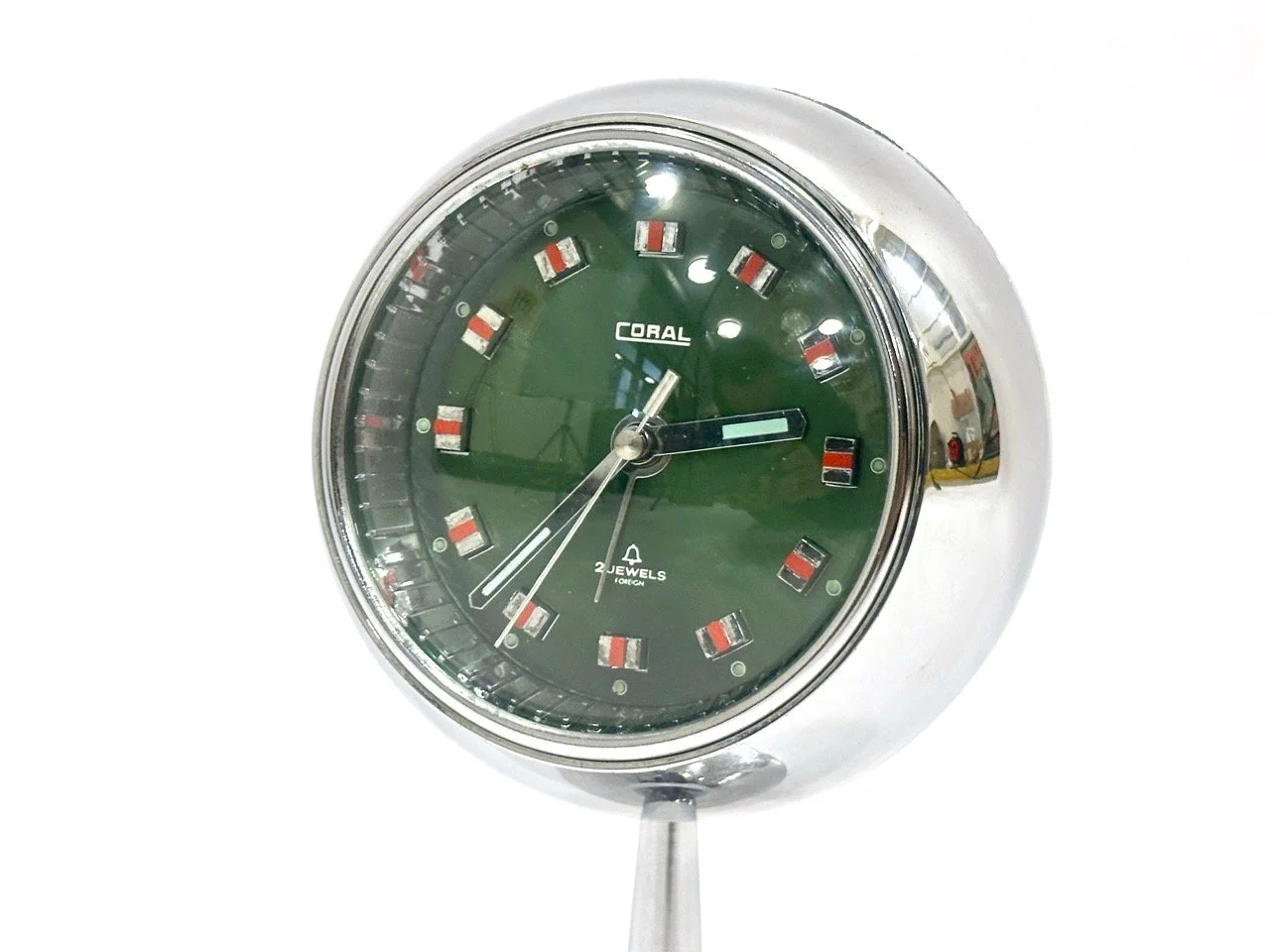 Clock, Space Age, Coral, Japan, 1960s