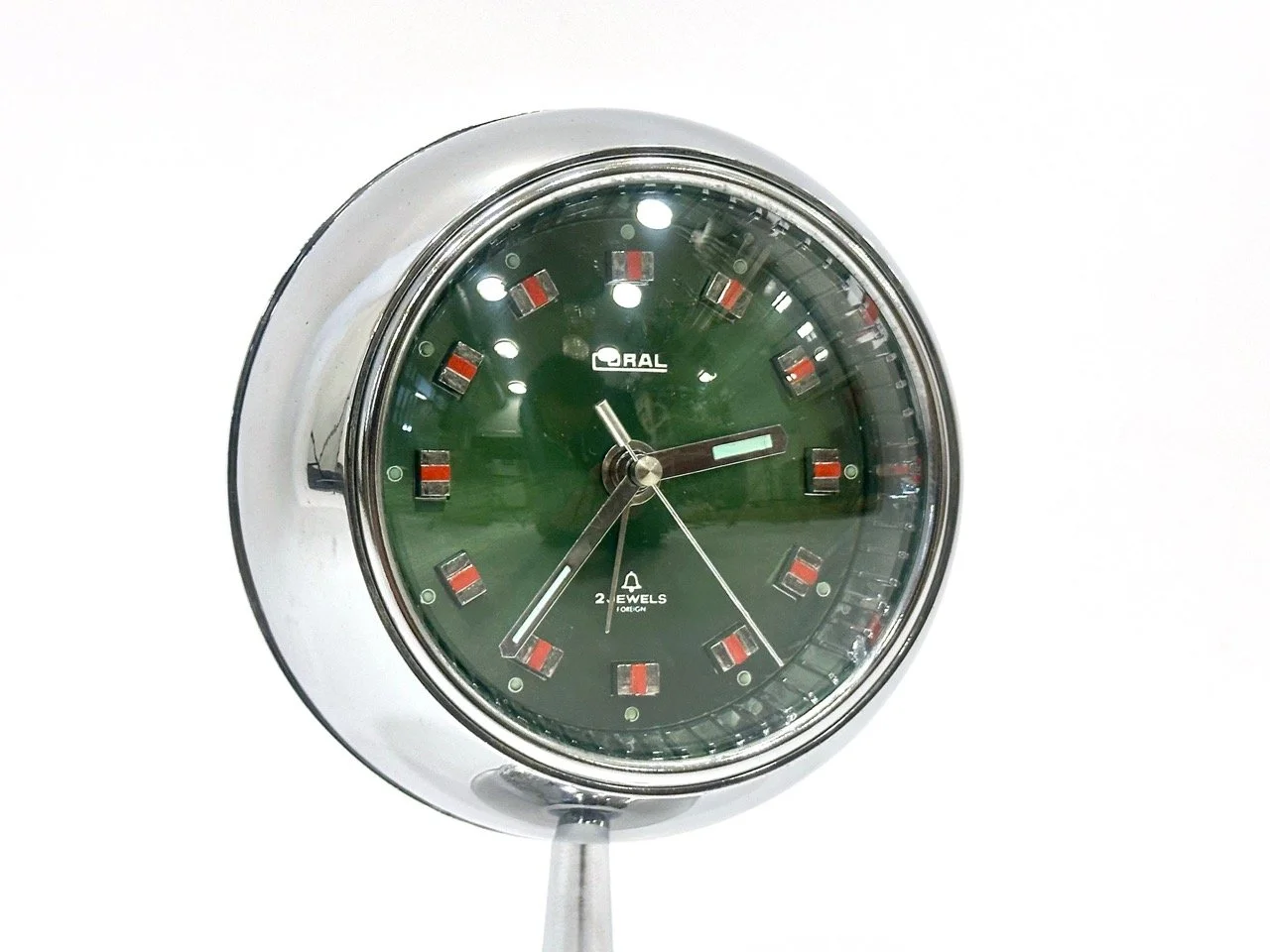 Clock, Space Age, Coral, Japan, 1960s