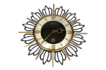 Sunburst clock, Müller, Germany, 1960s