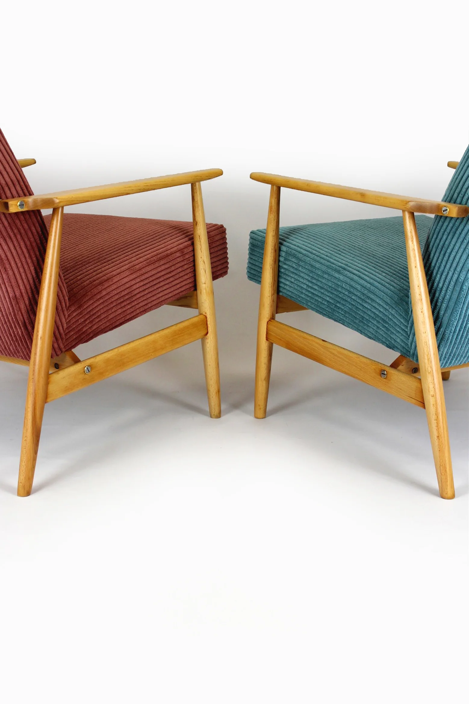 Pair of vintage armchairs, Poland, 1960s
