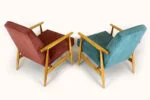 Pair of vintage armchairs, Poland, 1960s