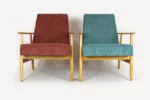 Pair of vintage armchairs, Poland, 1960s