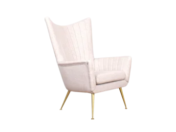 Wingback armchair, Italy, 1960s