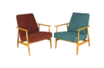 Pair of vintage armchairs, Poland, 1960s
