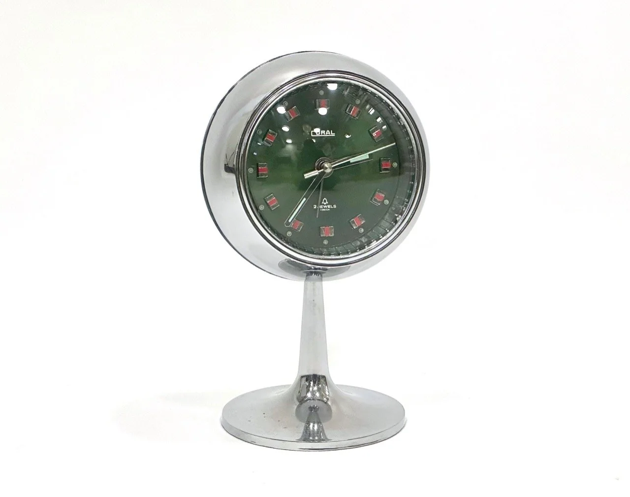 Clock, Space Age, Coral, Japan, 1960s