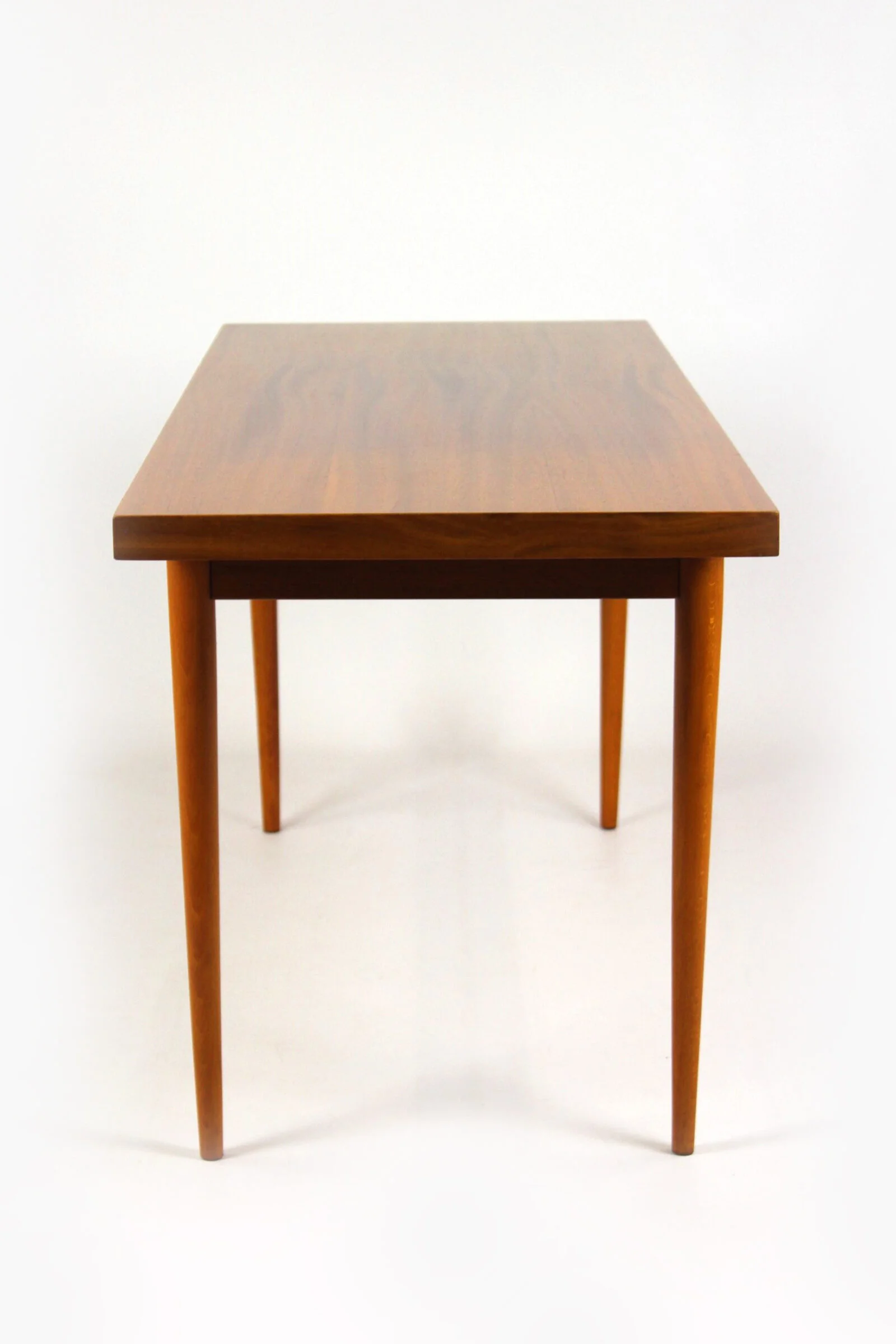 Mahogany coffee table, designed by Frantisek Mezulani, UP Zavody, 1969