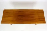 Mahogany coffee table, designed by Frantisek Mezulani, UP Zavody, 1969