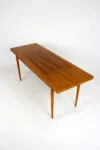 Mahogany coffee table, designed by Frantisek Mezulani, UP Zavody, 1969