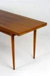 Mahogany coffee table, designed by Frantisek Mezulani, UP Zavody, 1969