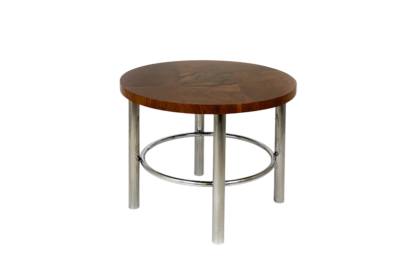 Round table, designed by Robert Slezak, Czechoslovakia, 1930s
