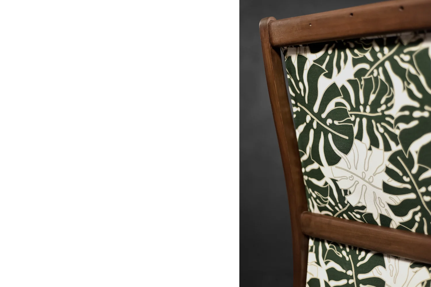 Wooden rocking armchair, Denmark, 1960s