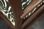 Wooden rocking armchair, Denmark, 1960s