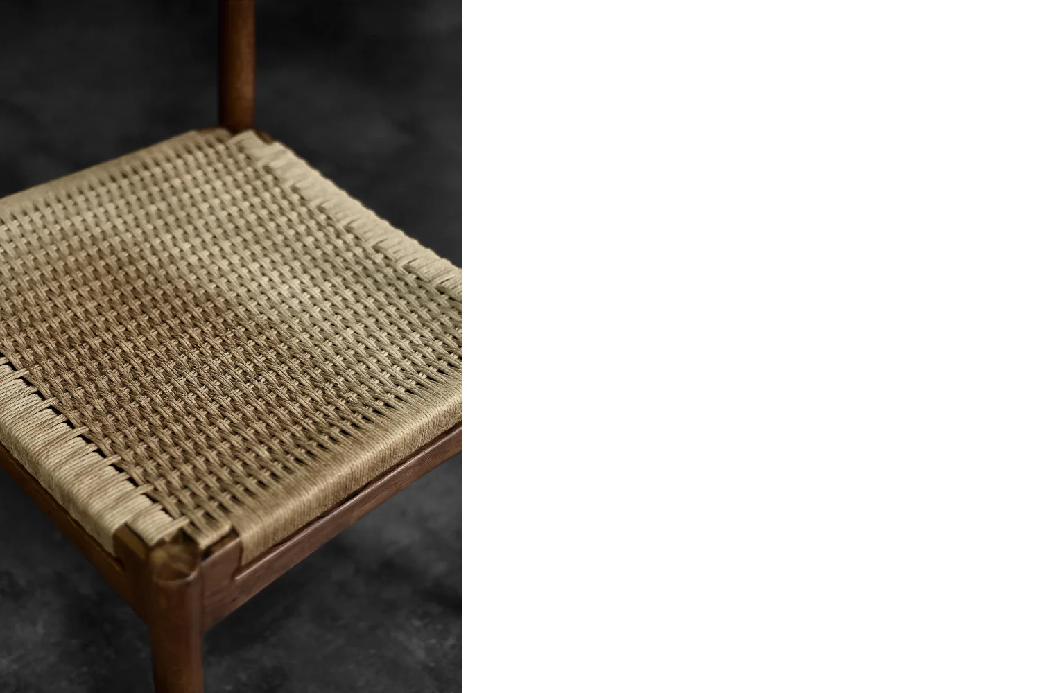 Set of 4 oak chairs, designed by E. Knudsen, K. Knudsen & Søn, Denmark, 1952