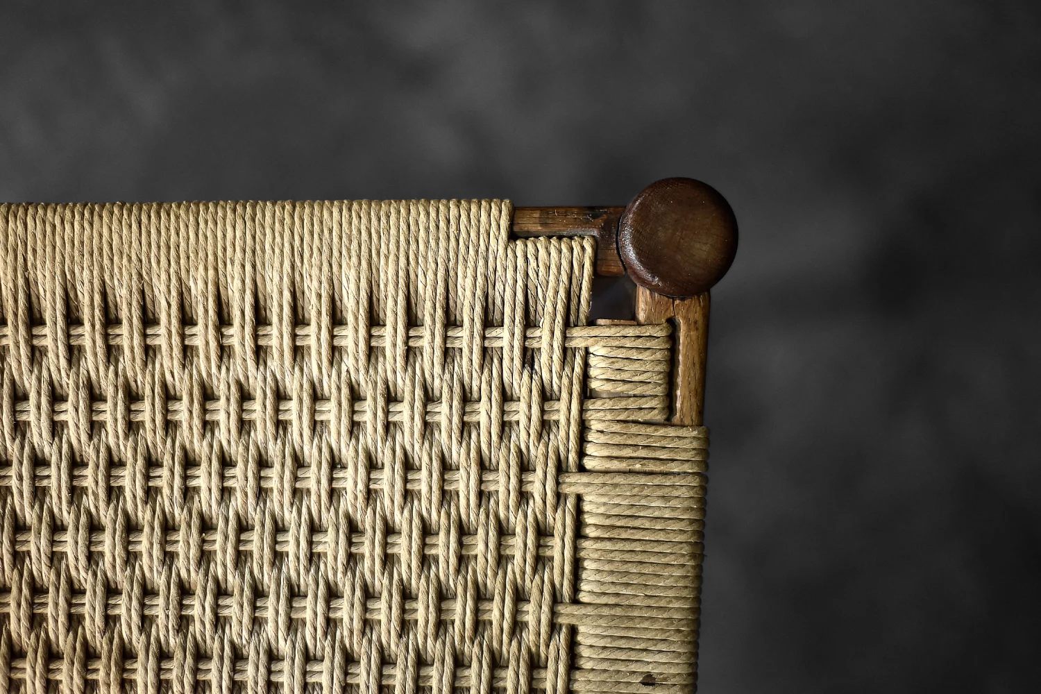 Set of 4 oak chairs, designed by E. Knudsen, K. Knudsen & Søn, Denmark, 1952
