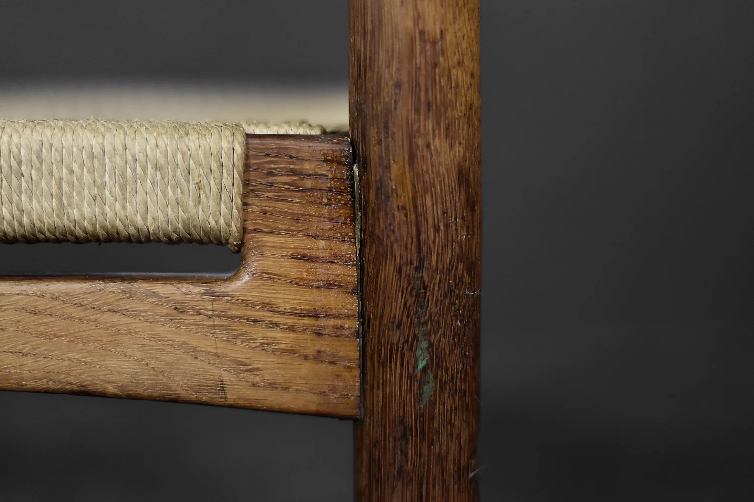 Set of 4 oak chairs, designed by E. Knudsen, K. Knudsen & Søn, Denmark, 1952