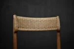 Set of 4 oak chairs, designed by E. Knudsen, K. Knudsen & Søn, Denmark, 1952