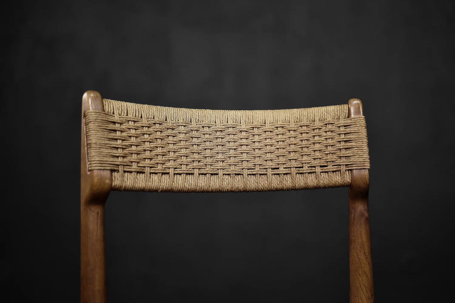 Set of 4 oak chairs, designed by E. Knudsen, K. Knudsen & Søn, Denmark, 1952