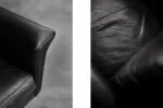 Leather swivel armchair, designed by Georg Thams, Denmark, 1960s