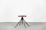 Industrial swivel stool, PRL, 1950s