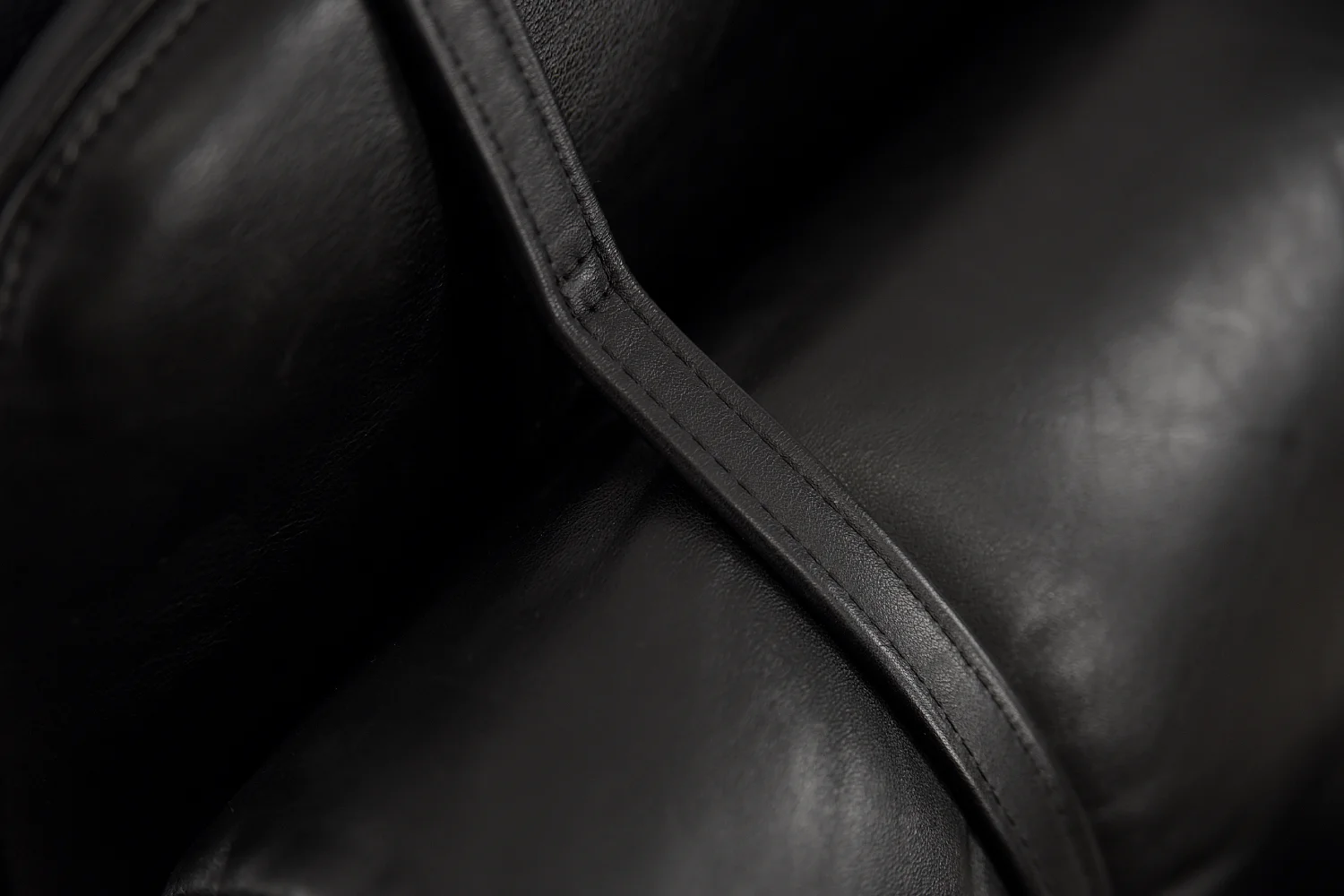 Pair of vintage leather armchairs, Ire Möbel AB, Sweden, 1970s