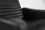 Pair of vintage leather armchairs, Ire Möbel AB, Sweden, 1970s